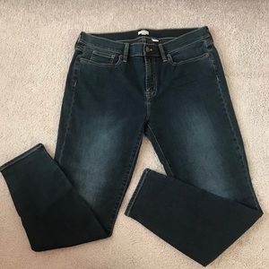 Jcrew women high rise dark wash stretch jeans